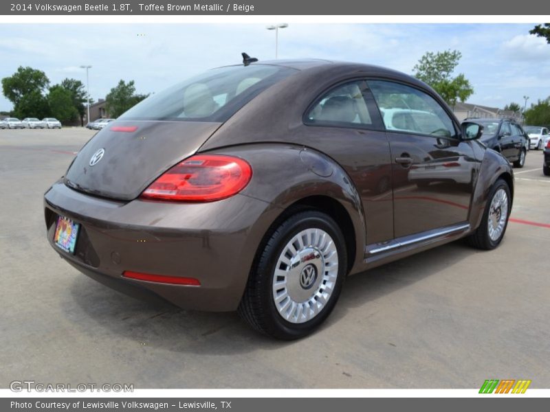 Toffee Brown Metallic / Beige 2014 Volkswagen Beetle 1.8T