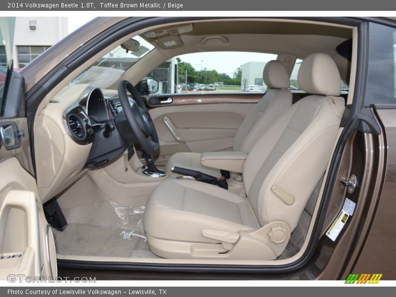 Toffee Brown Metallic / Beige 2014 Volkswagen Beetle 1.8T