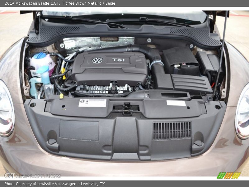 Toffee Brown Metallic / Beige 2014 Volkswagen Beetle 1.8T