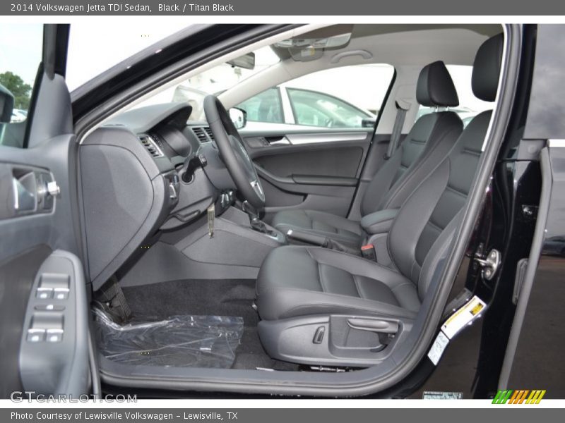 Black / Titan Black 2014 Volkswagen Jetta TDI Sedan