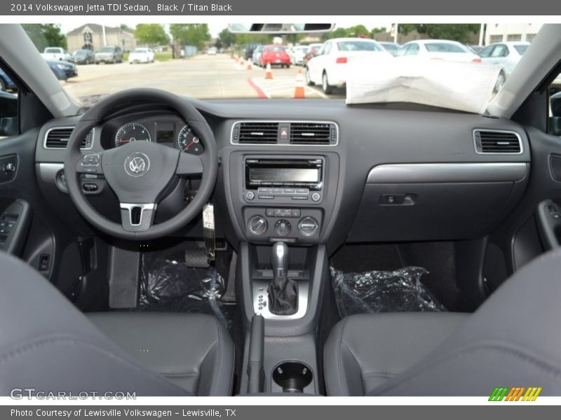 Black / Titan Black 2014 Volkswagen Jetta TDI Sedan