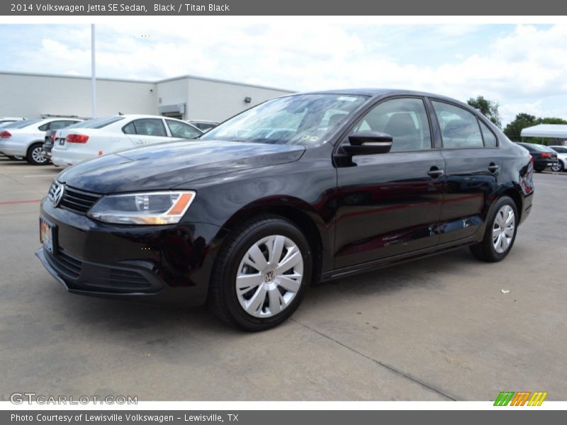 Black / Titan Black 2014 Volkswagen Jetta SE Sedan