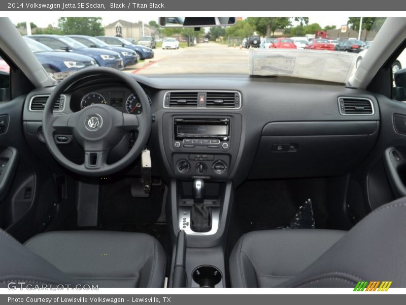 Black / Titan Black 2014 Volkswagen Jetta SE Sedan