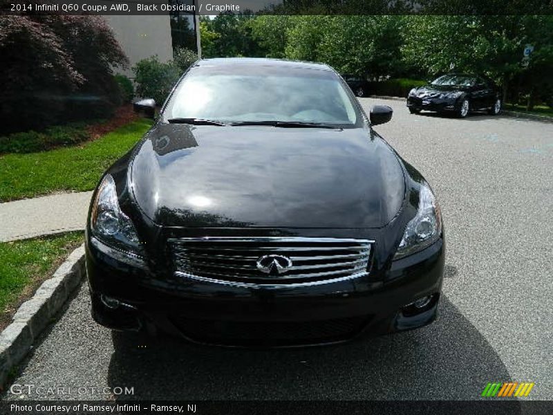 Black Obsidian / Graphite 2014 Infiniti Q60 Coupe AWD