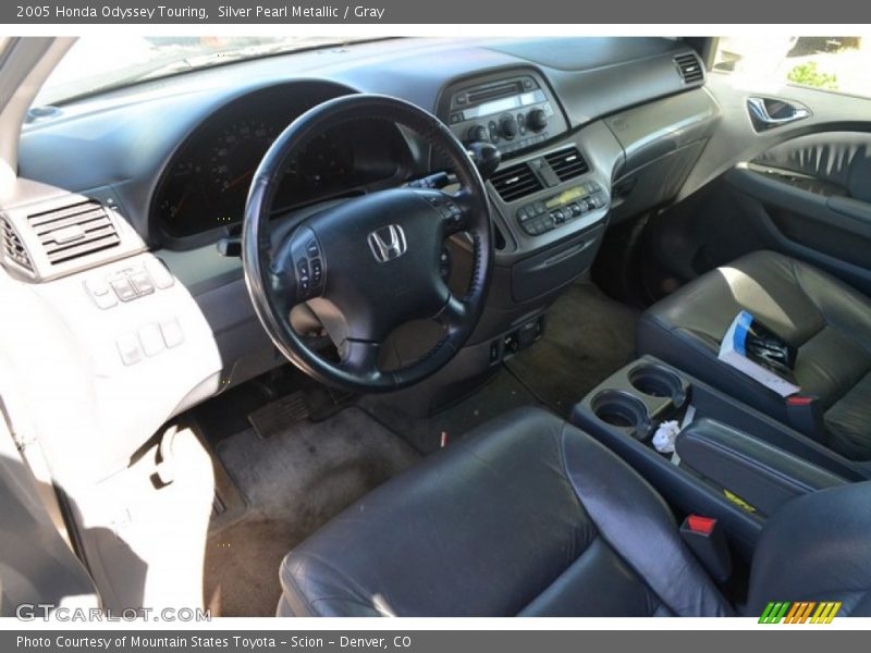 Silver Pearl Metallic / Gray 2005 Honda Odyssey Touring
