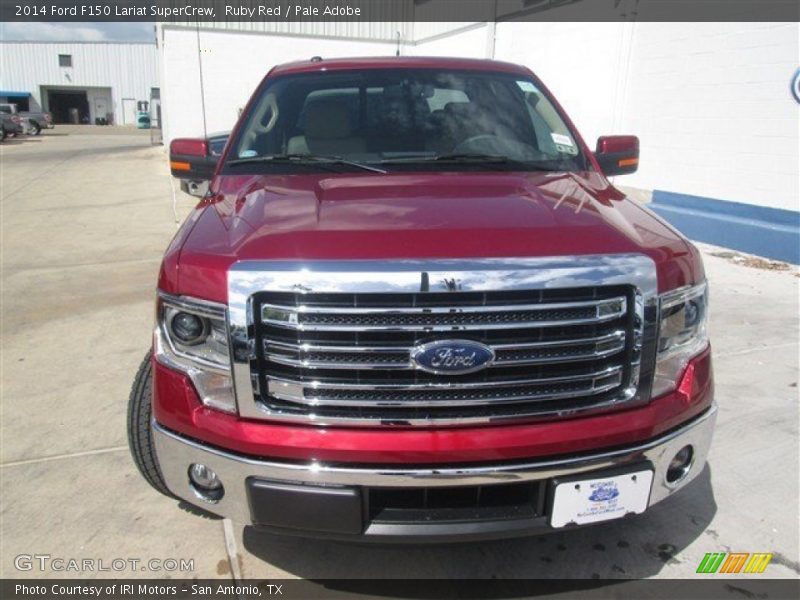 Ruby Red / Pale Adobe 2014 Ford F150 Lariat SuperCrew