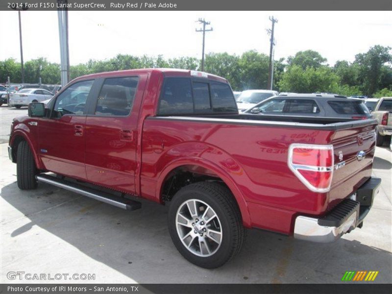 Ruby Red / Pale Adobe 2014 Ford F150 Lariat SuperCrew