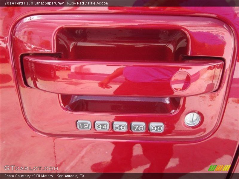 Ruby Red / Pale Adobe 2014 Ford F150 Lariat SuperCrew