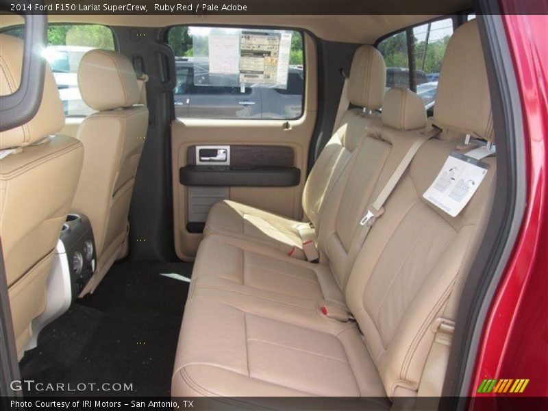 Ruby Red / Pale Adobe 2014 Ford F150 Lariat SuperCrew