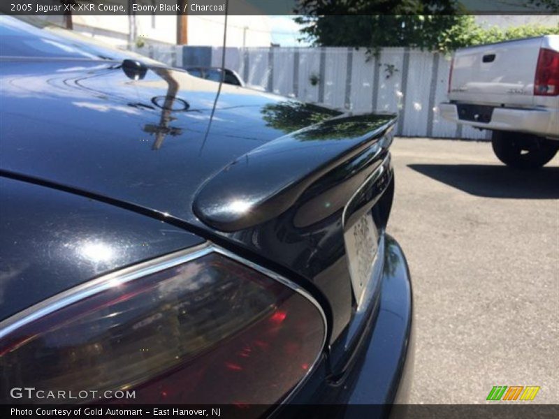 Ebony Black / Charcoal 2005 Jaguar XK XKR Coupe