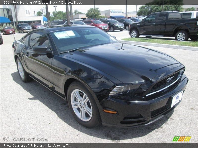 Black / Charcoal Black 2014 Ford Mustang V6 Coupe