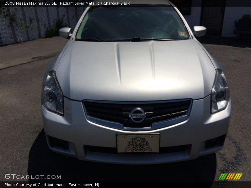 Radiant Silver Metallic / Charcoal Black 2008 Nissan Maxima 3.5 SE