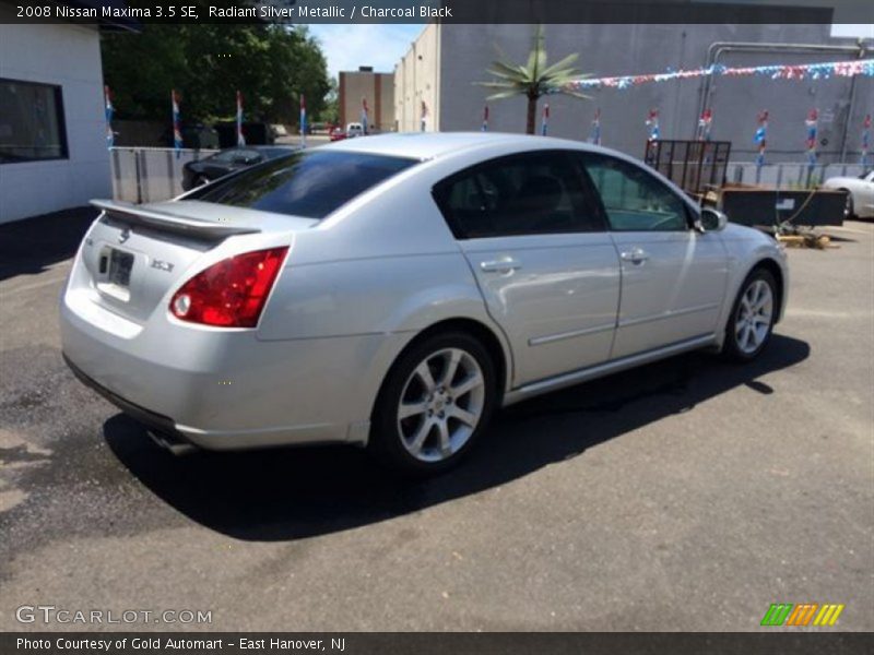 Radiant Silver Metallic / Charcoal Black 2008 Nissan Maxima 3.5 SE