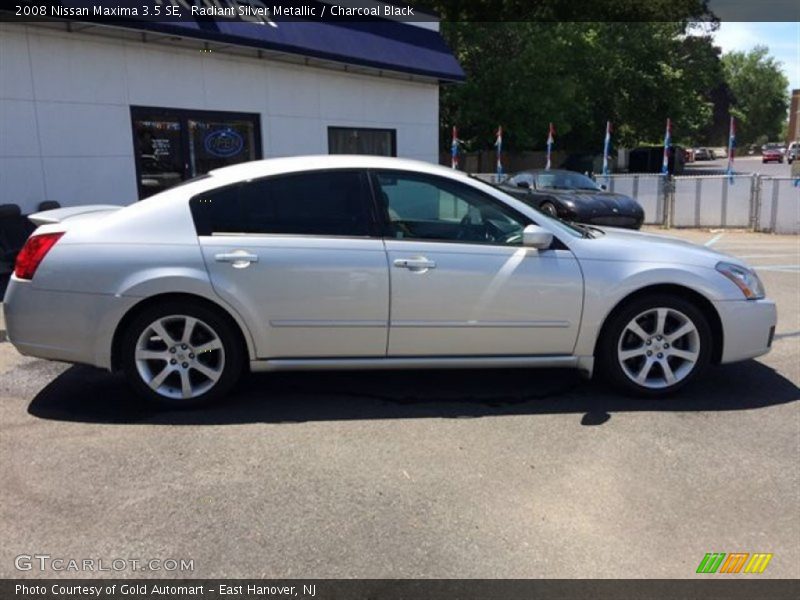 Radiant Silver Metallic / Charcoal Black 2008 Nissan Maxima 3.5 SE