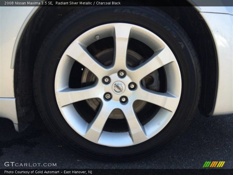 Radiant Silver Metallic / Charcoal Black 2008 Nissan Maxima 3.5 SE