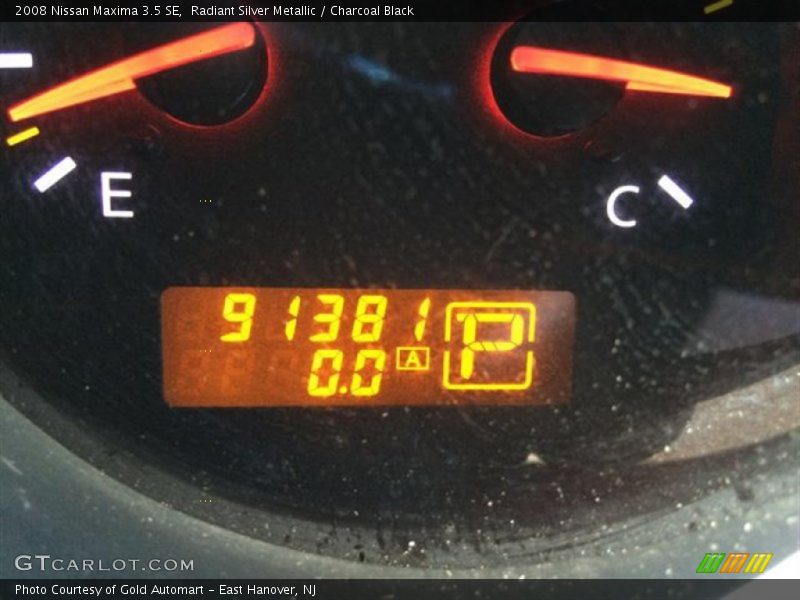 Radiant Silver Metallic / Charcoal Black 2008 Nissan Maxima 3.5 SE