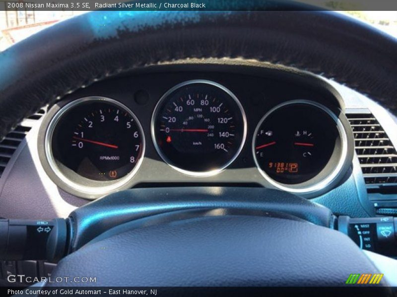 Radiant Silver Metallic / Charcoal Black 2008 Nissan Maxima 3.5 SE