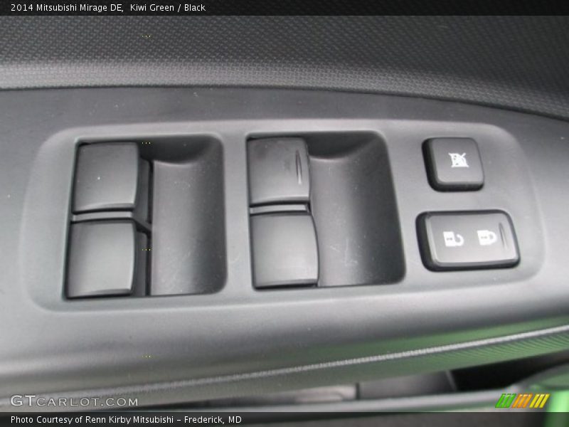Kiwi Green / Black 2014 Mitsubishi Mirage DE