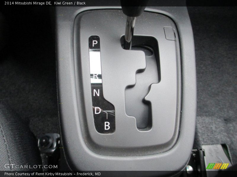 Kiwi Green / Black 2014 Mitsubishi Mirage DE