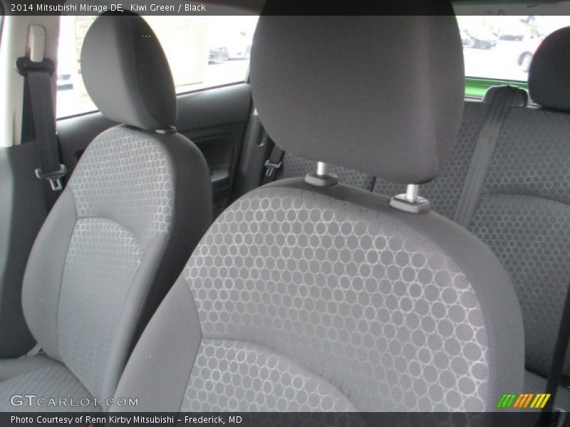 Kiwi Green / Black 2014 Mitsubishi Mirage DE