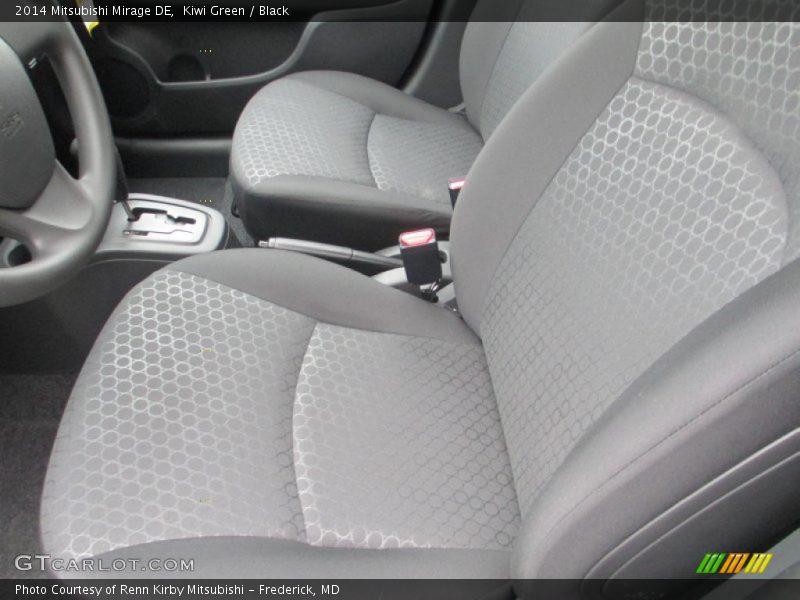 Kiwi Green / Black 2014 Mitsubishi Mirage DE