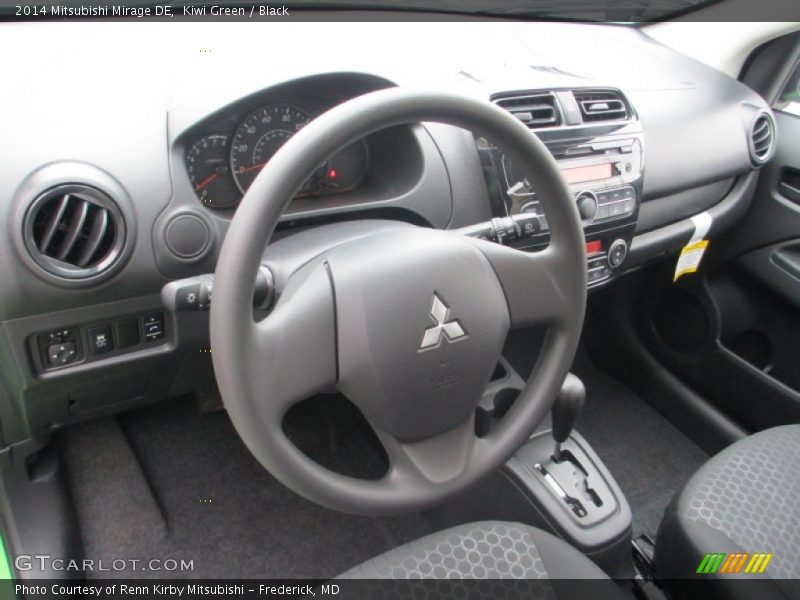  2014 Mirage DE Black Interior