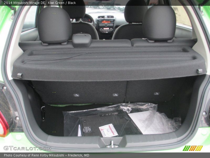 Kiwi Green / Black 2014 Mitsubishi Mirage DE