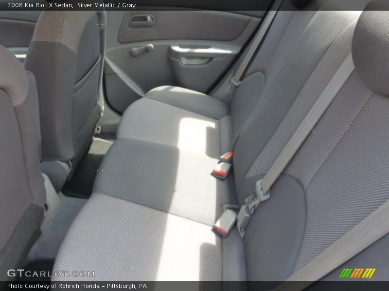 Silver Metallic / Gray 2008 Kia Rio LX Sedan