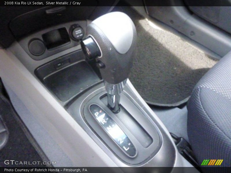 Silver Metallic / Gray 2008 Kia Rio LX Sedan