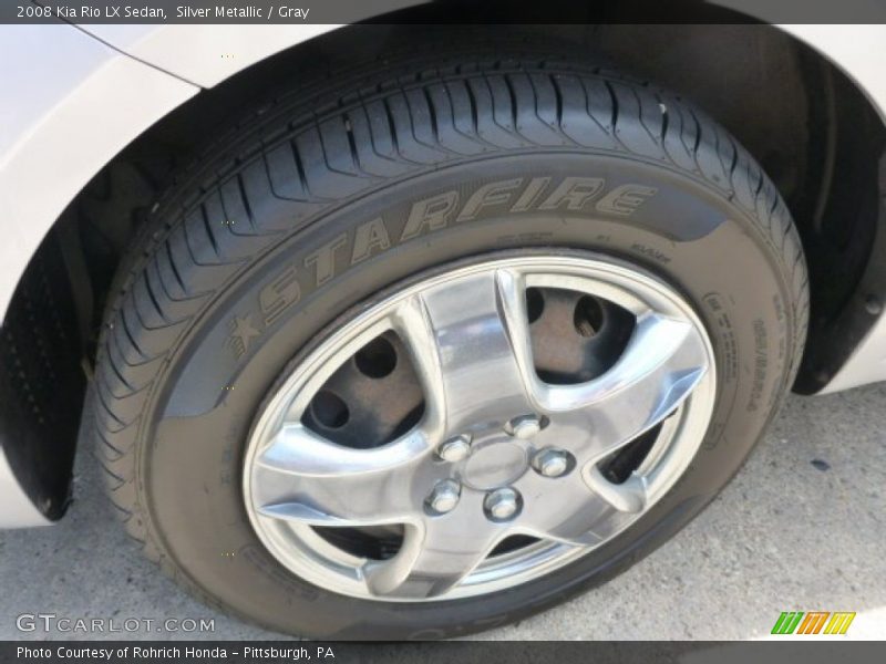 Silver Metallic / Gray 2008 Kia Rio LX Sedan