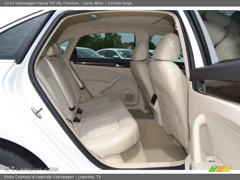 Candy White / Cornsilk Beige 2014 Volkswagen Passat TDI SEL Premium