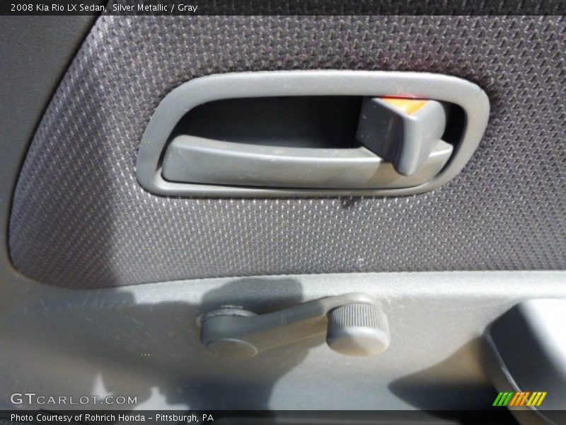 Silver Metallic / Gray 2008 Kia Rio LX Sedan