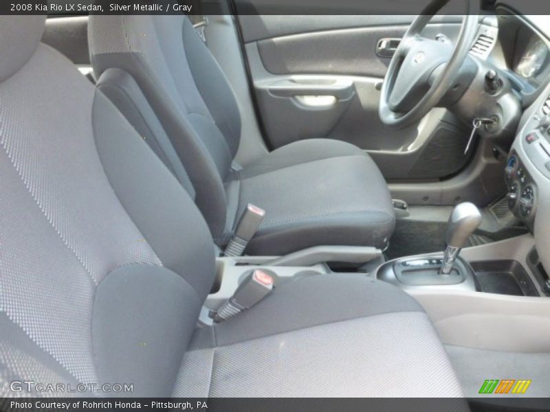 Silver Metallic / Gray 2008 Kia Rio LX Sedan