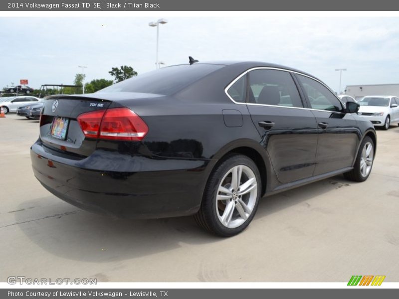 Black / Titan Black 2014 Volkswagen Passat TDI SE