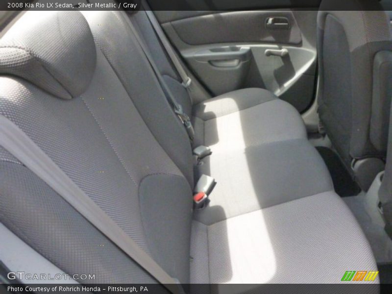 Silver Metallic / Gray 2008 Kia Rio LX Sedan