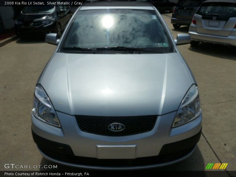 Silver Metallic / Gray 2008 Kia Rio LX Sedan