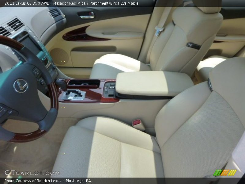 Matador Red Mica / Parchment/Birds Eye Maple 2011 Lexus GS 350 AWD