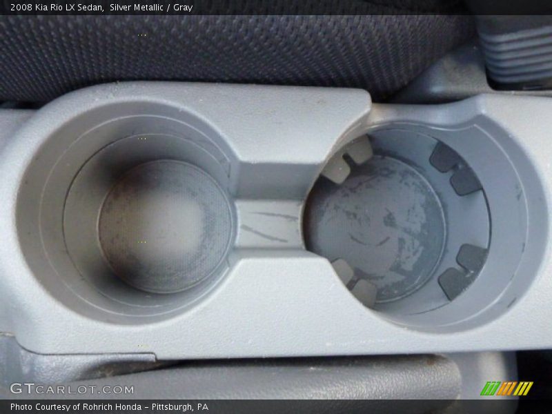 Silver Metallic / Gray 2008 Kia Rio LX Sedan
