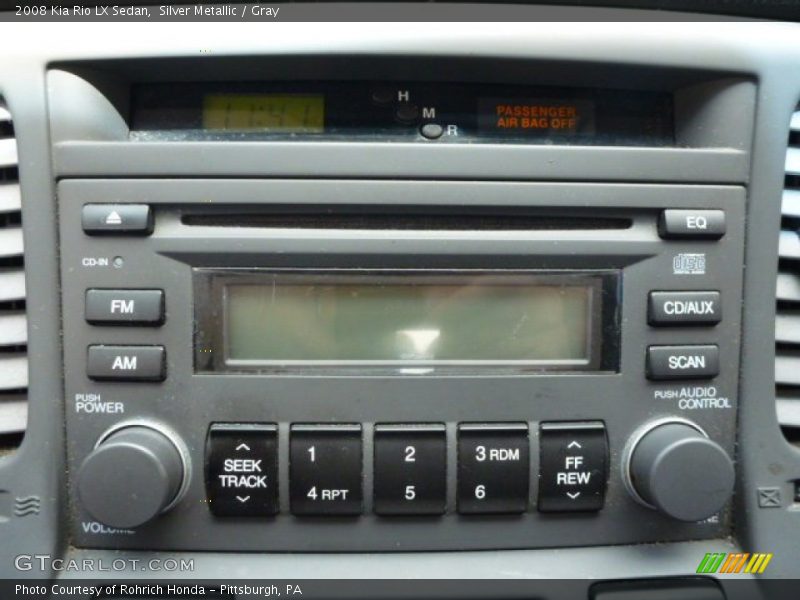 Silver Metallic / Gray 2008 Kia Rio LX Sedan