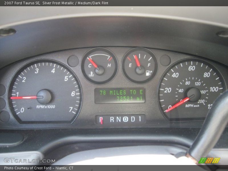 Silver Frost Metallic / Medium/Dark Flint 2007 Ford Taurus SE