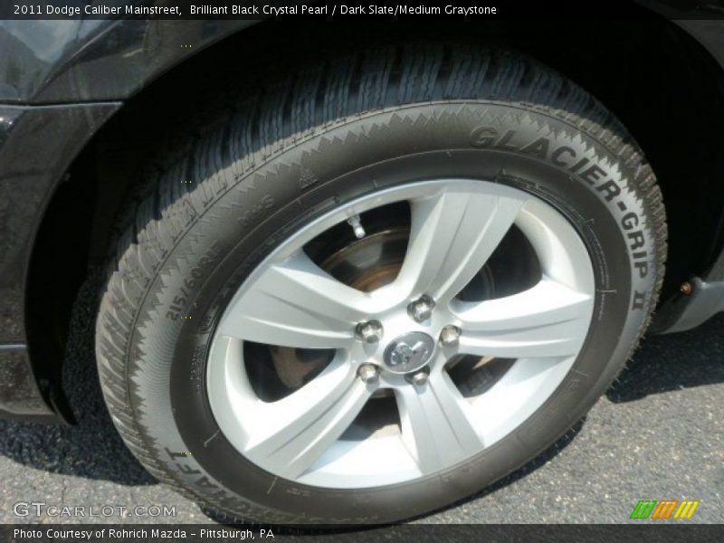 Brilliant Black Crystal Pearl / Dark Slate/Medium Graystone 2011 Dodge Caliber Mainstreet