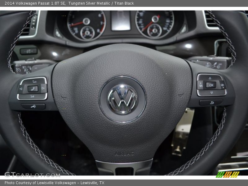 Tungsten Silver Metallic / Titan Black 2014 Volkswagen Passat 1.8T SE