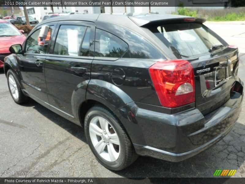 Brilliant Black Crystal Pearl / Dark Slate/Medium Graystone 2011 Dodge Caliber Mainstreet