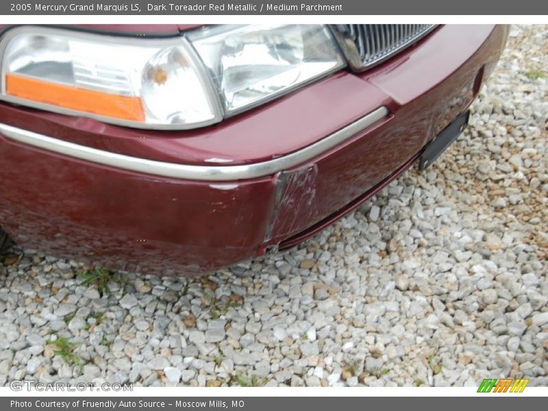 Dark Toreador Red Metallic / Medium Parchment 2005 Mercury Grand Marquis LS