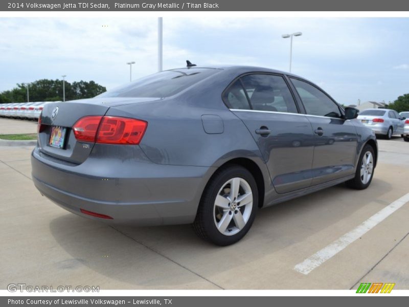 Platinum Gray Metallic / Titan Black 2014 Volkswagen Jetta TDI Sedan