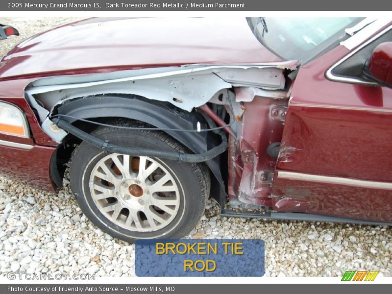 Dark Toreador Red Metallic / Medium Parchment 2005 Mercury Grand Marquis LS