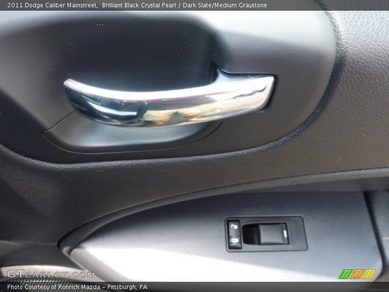 Brilliant Black Crystal Pearl / Dark Slate/Medium Graystone 2011 Dodge Caliber Mainstreet