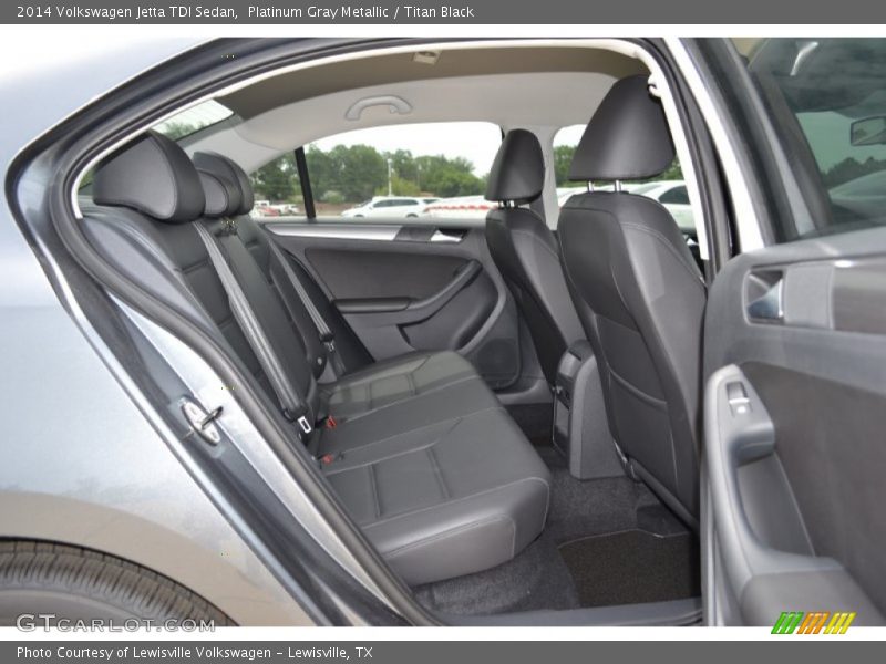 Platinum Gray Metallic / Titan Black 2014 Volkswagen Jetta TDI Sedan