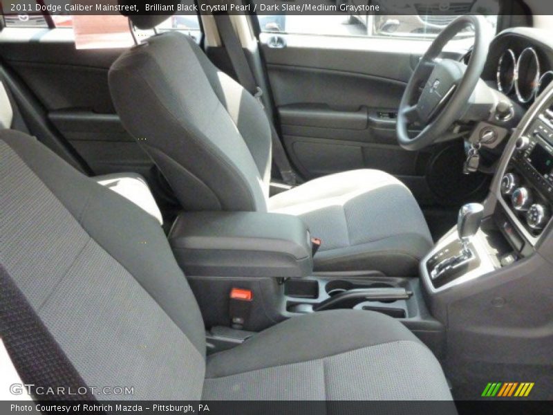 Brilliant Black Crystal Pearl / Dark Slate/Medium Graystone 2011 Dodge Caliber Mainstreet