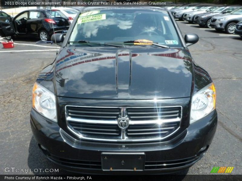 Brilliant Black Crystal Pearl / Dark Slate/Medium Graystone 2011 Dodge Caliber Mainstreet